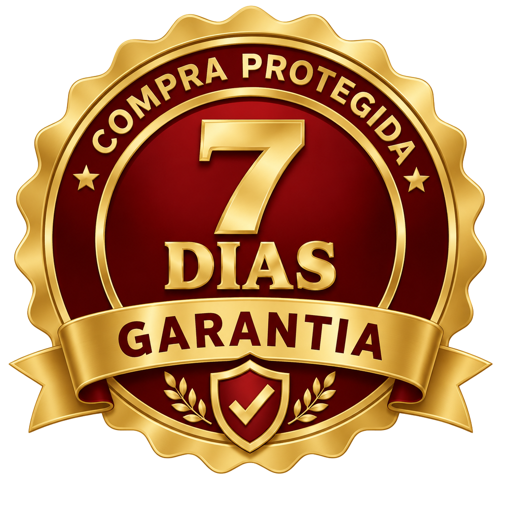 Selo de compra protegida com garantia de 7 dias