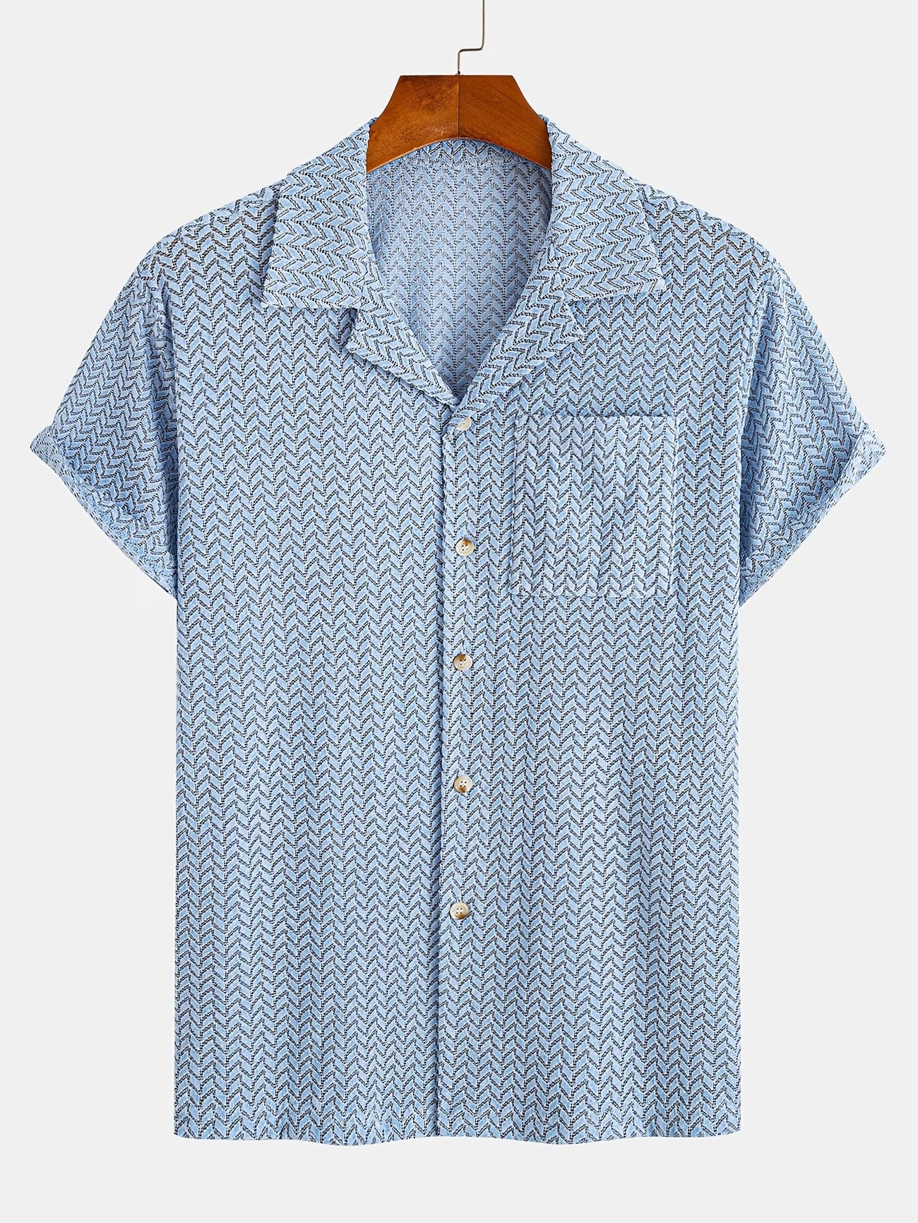 Azure Chevron Shirt