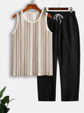 Striped Lounge Set