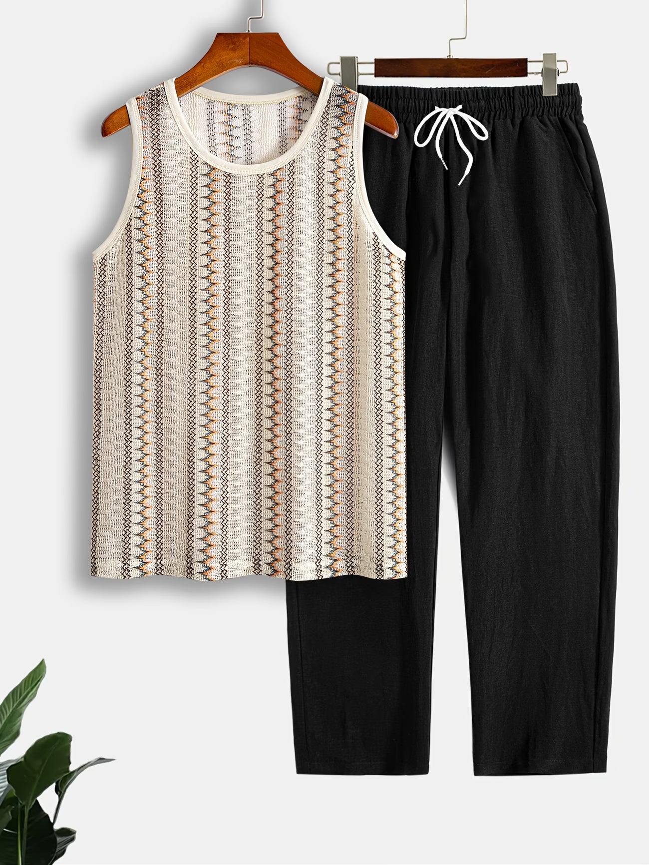 Striped Lounge Set