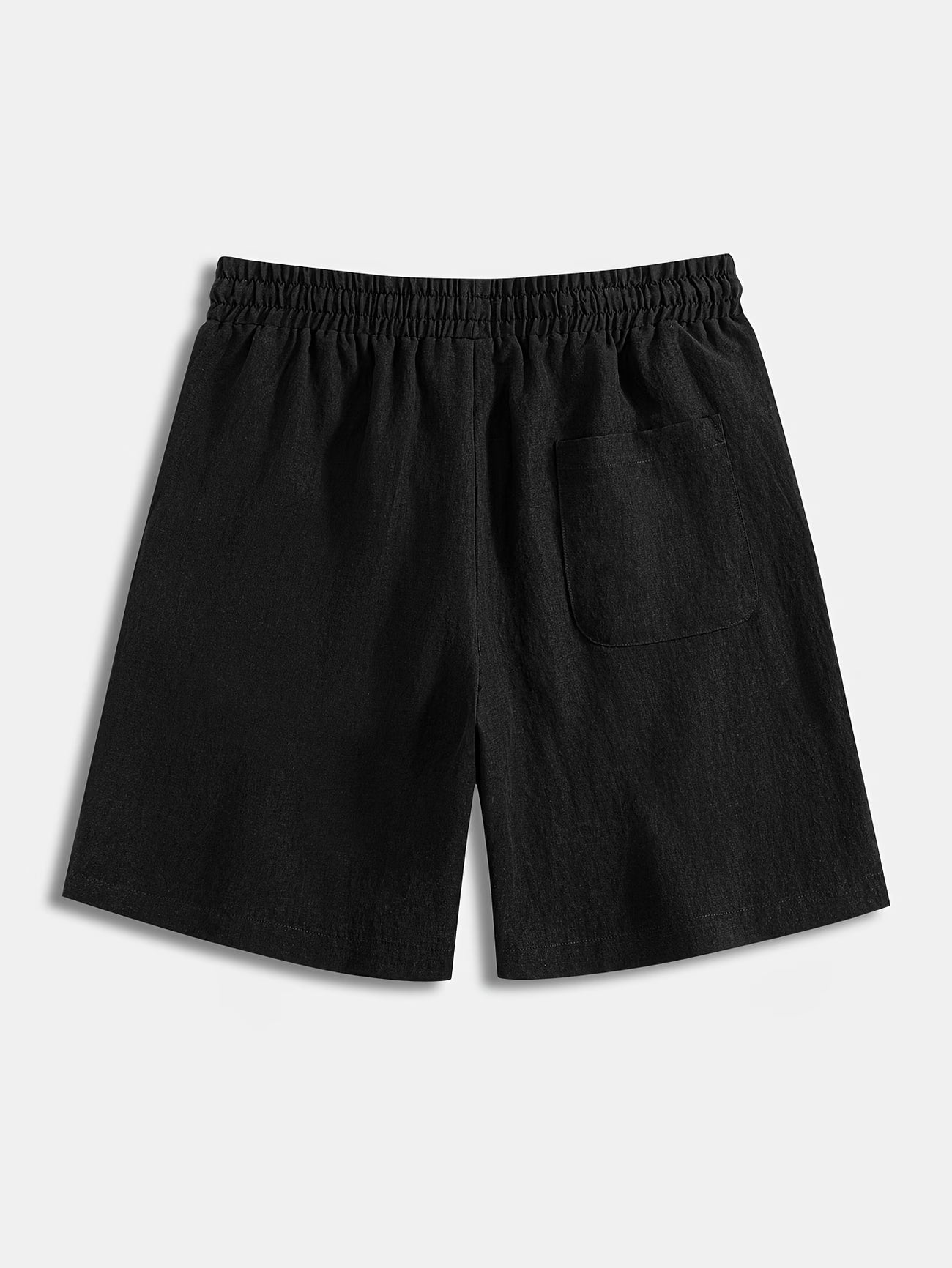 Noir Linen Shorts