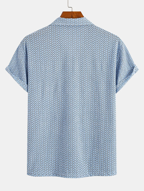 Azure Chevron Shirt